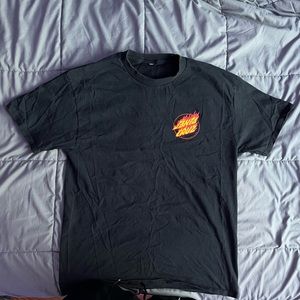 Large Black Santa Cruz T shirt